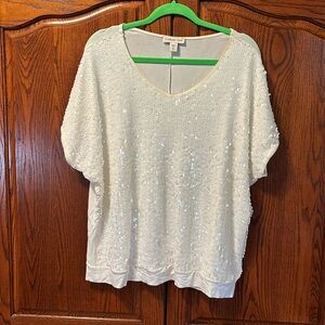 Coldwater Creek Sequin Top